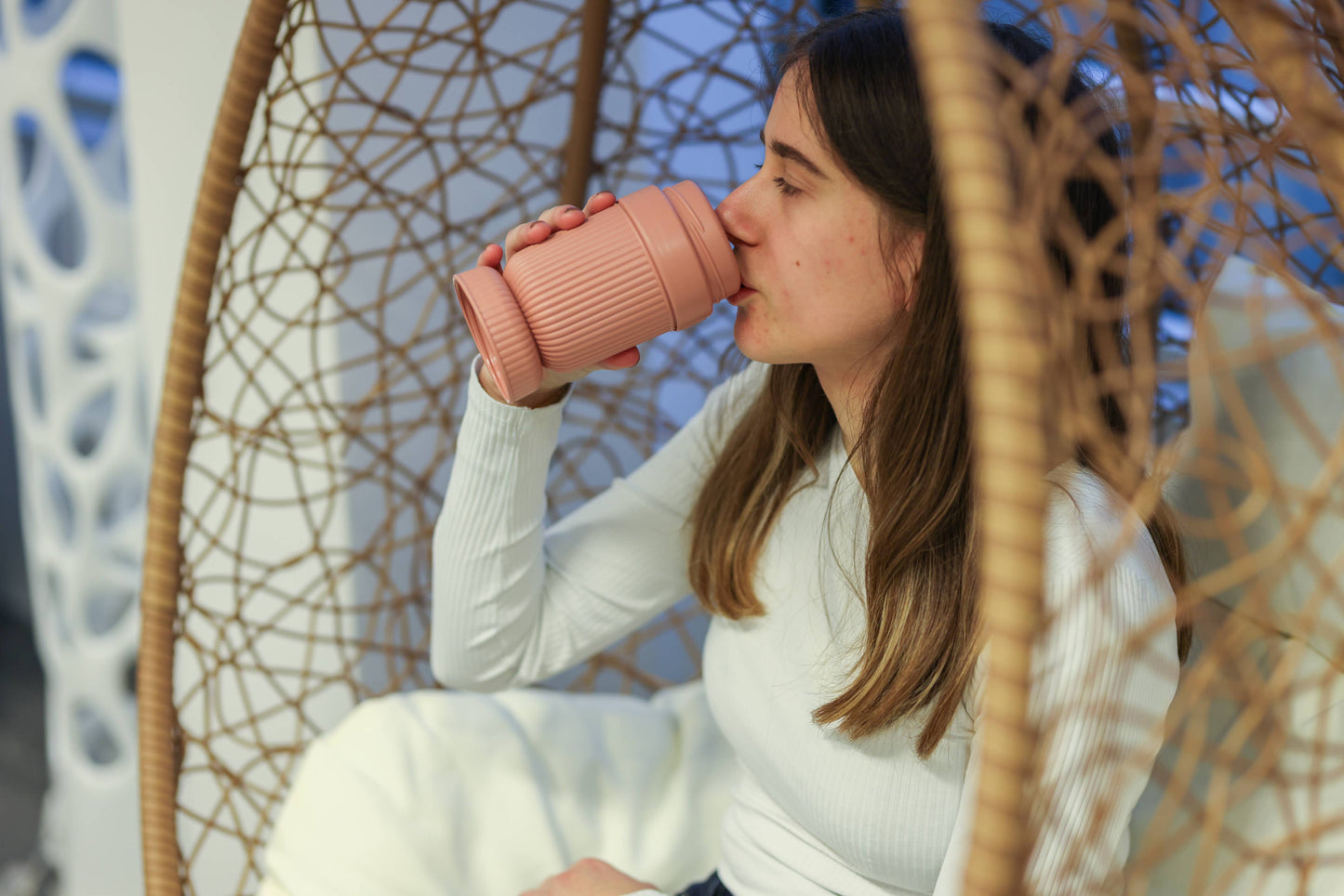 Bini Mug blush - reusable in bio-based material