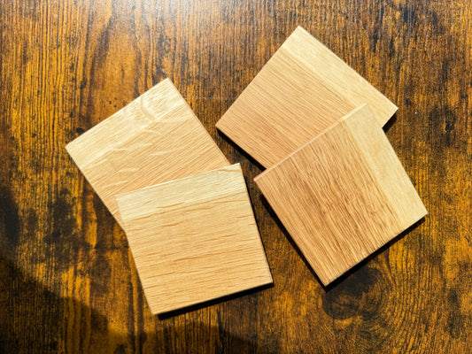 Oak Coasters by Bough and Burr
