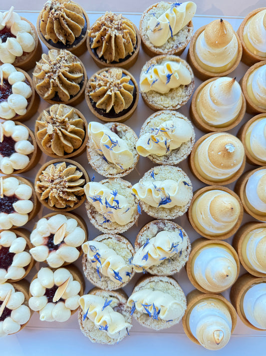 Gluten-aware treats at Krumb Bakery Belfast including pastries and tarts