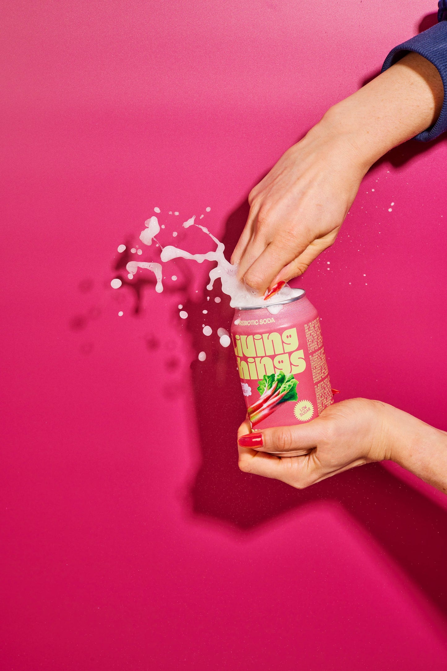 Living Things Prebiotic Soda - Rhubarb & Apple