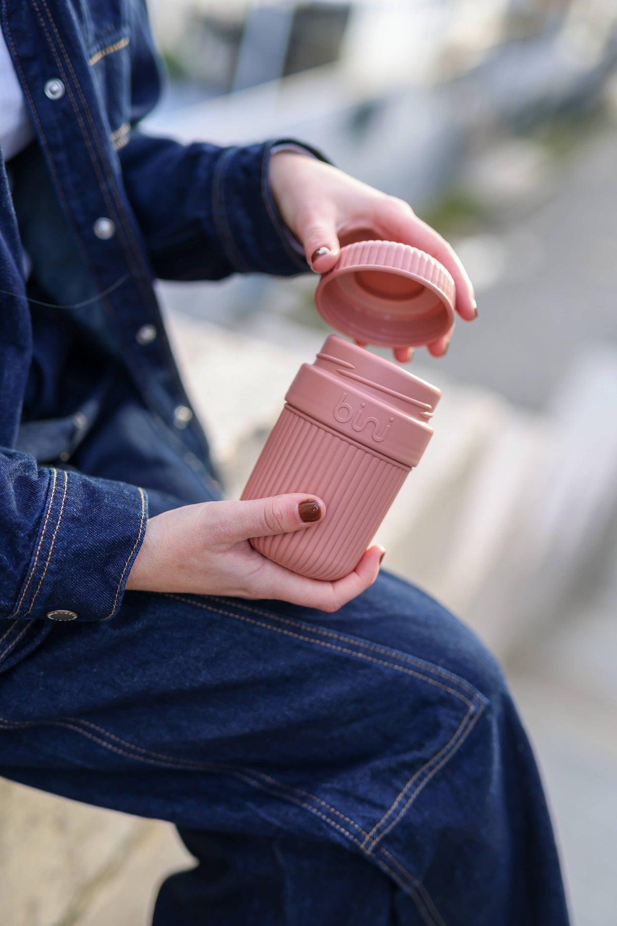 Bini Mug blush - reusable in bio-based material