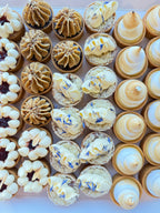 Cutie Pies — a box of canapé-style mini tarts