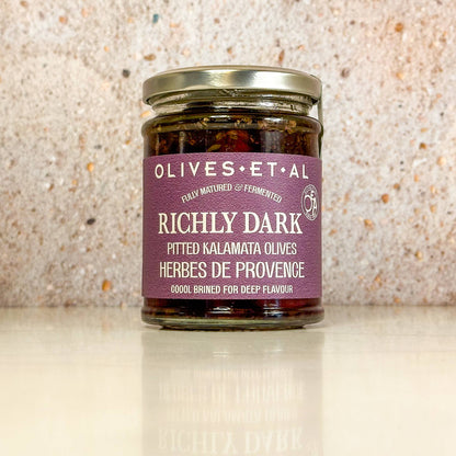 Olives Et Al - Rickly Dark Pitted Kalamata Olives with Herbes de Provence