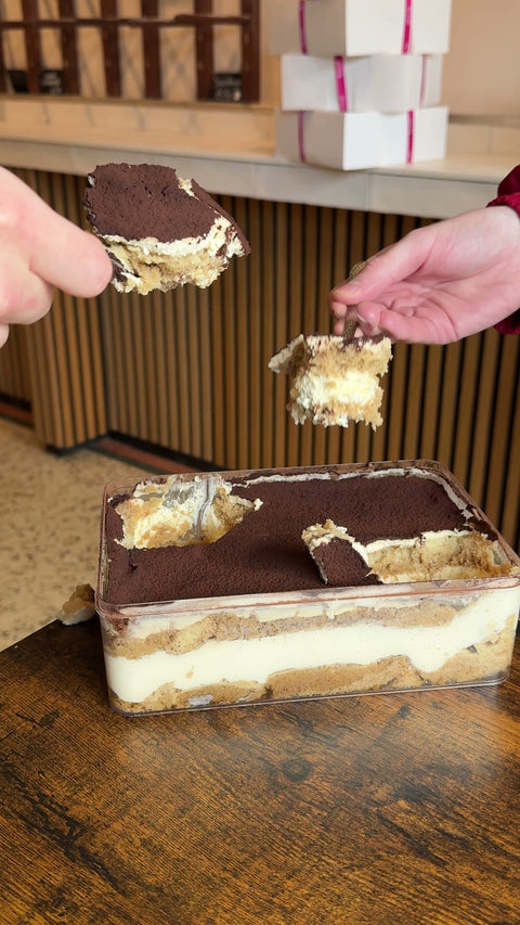 Large Tiramisu for Christmas, Krumb Bakery Belfast